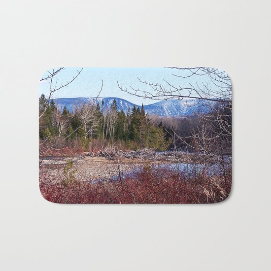 The Way to the Mountain Bath Mat