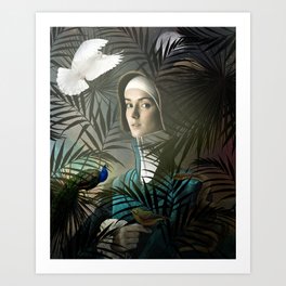 Eve in the Garden Art Print