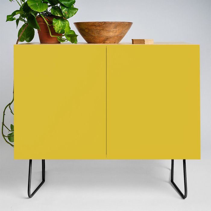 Greater Yellow Headed Vulture Yellow Credenza