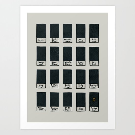 The New Black Art Print