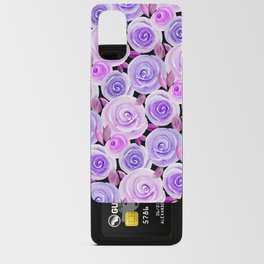 Autumn Roses in purple Android Card Case