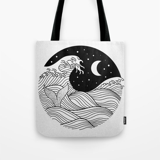 Night Swim Tote Bag