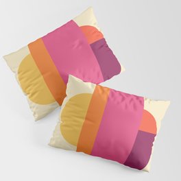 Kindred Abstract - Pink Orange Yellow  Pillow Sham