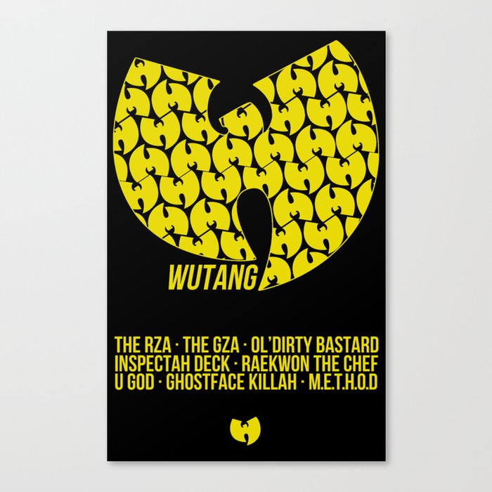 Wu Tang Clan Tribute Canvas Print By Pablodubfaya Society6