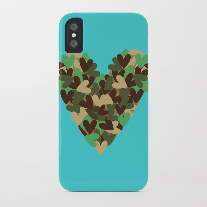 Green Heart iPhone Case by mrandmrs | Society6