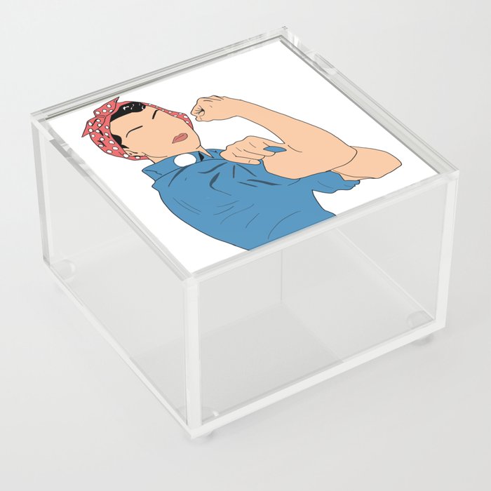 Rosie the Riveter Acrylic Box