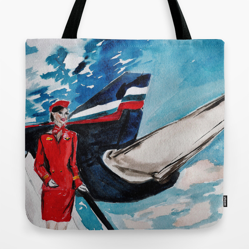 flight attendant tote