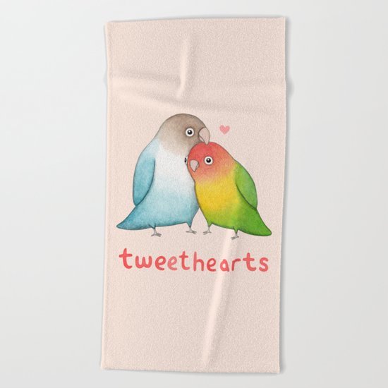 Tweethearts Beach Towel
