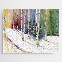 4 Season Watercolor Collection - Winter Jigsaw Puzzle