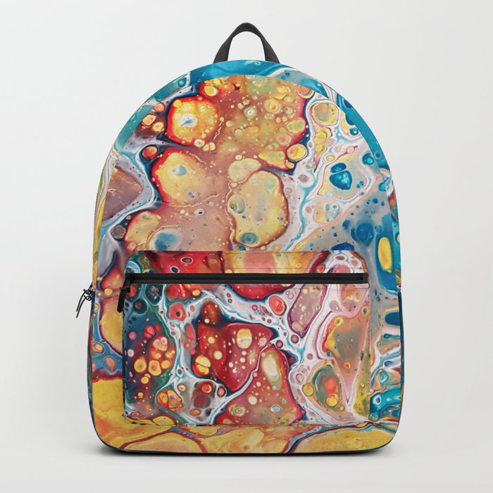 Turquiose marble Backpack