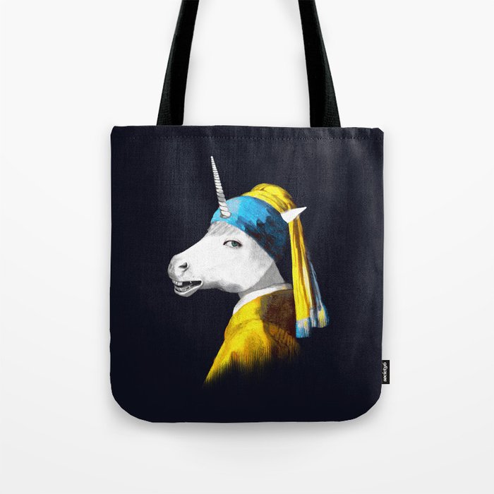Cool Animal Art - Funny Unicorn Tote Bag