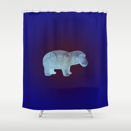 WILLIAM THE HIPPO I Shower Curtain