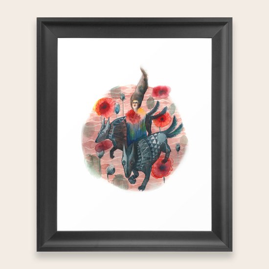 Haze Framed Art Print