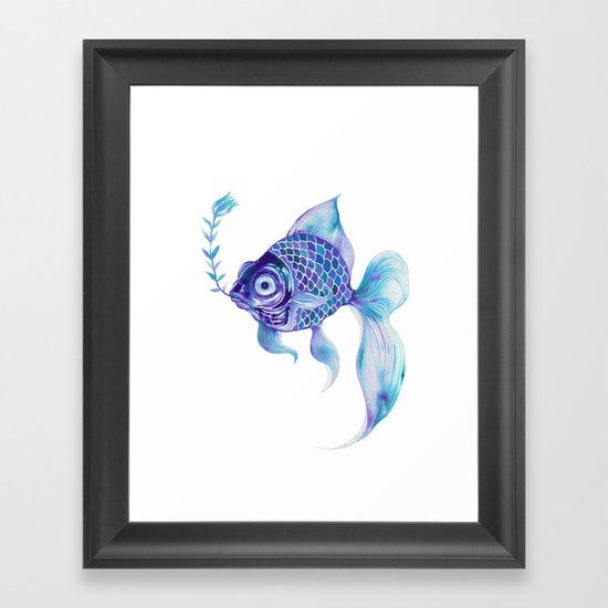 Baby Blue #5 Framed Art Print