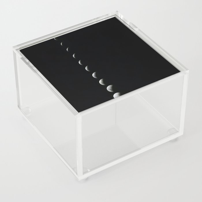 Lunar Moon Phases Acrylic Box