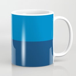 Half-and-Half in Blue and Navy Coffee Mug