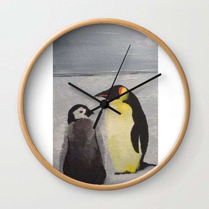 Little pingouin Wall Clock