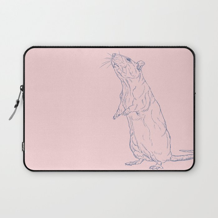 Pink Rat Laptop Sleeve