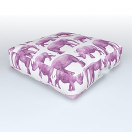Safari Pattern #7 - PINK Outdoor Floor Cushion