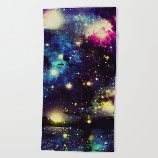 space traffic Beach Towel