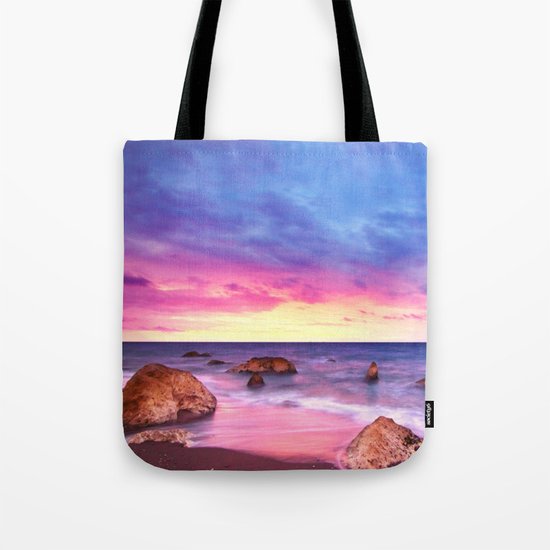 Sunrise over the Ocean Beach Tote Bag