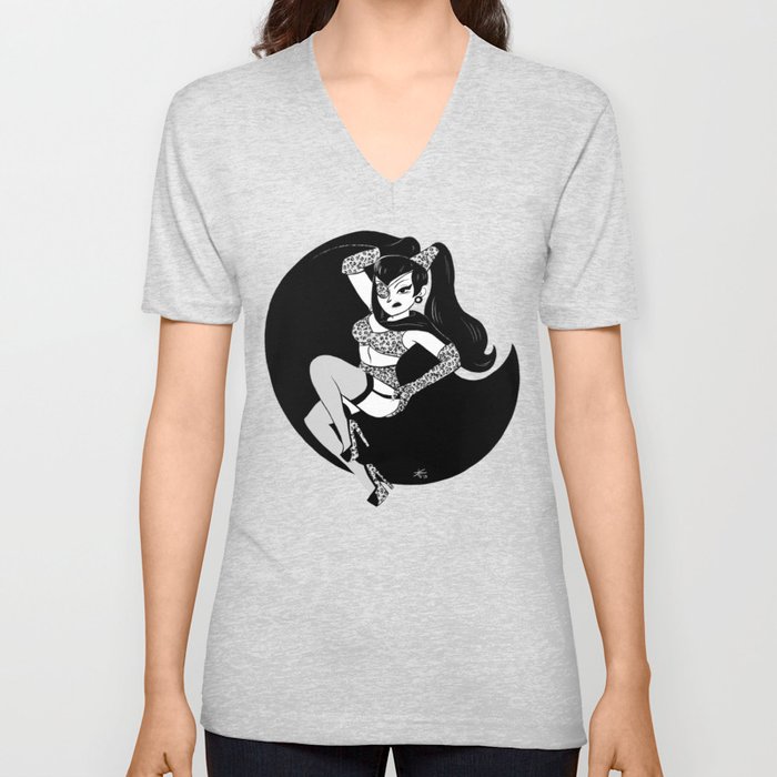 queen v neck t shirt