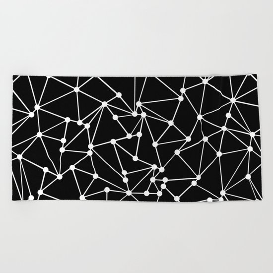 Ab Out Black Spots Beach Towel