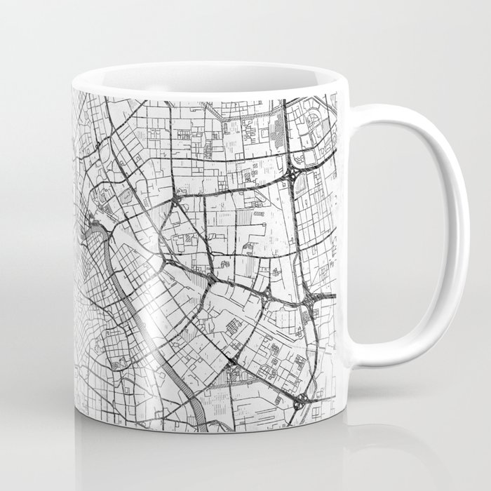 Tianjin Map Line Coffee Mug
