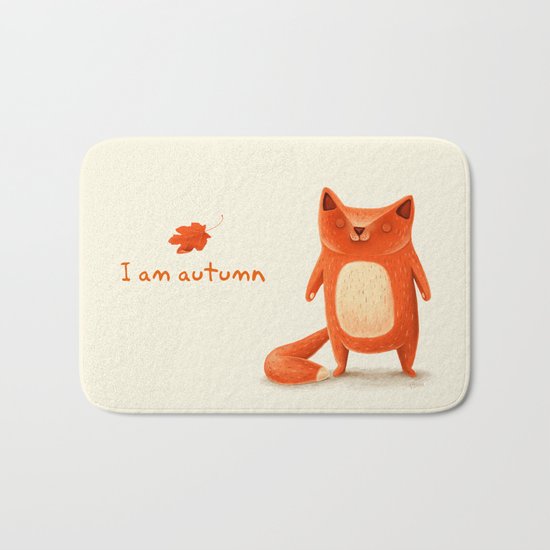 I am autumn (1) Bath Mat