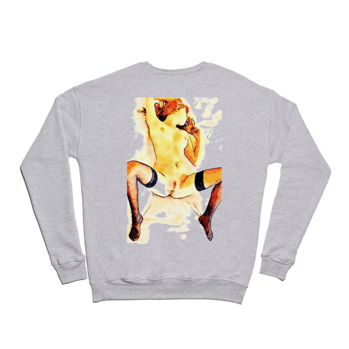 Naked girl in hoodie discount