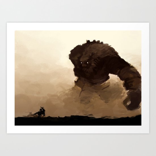 shadow of the colossus Art Print