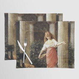 In the Peristyle Painting John William Waterhouse  Placemat
