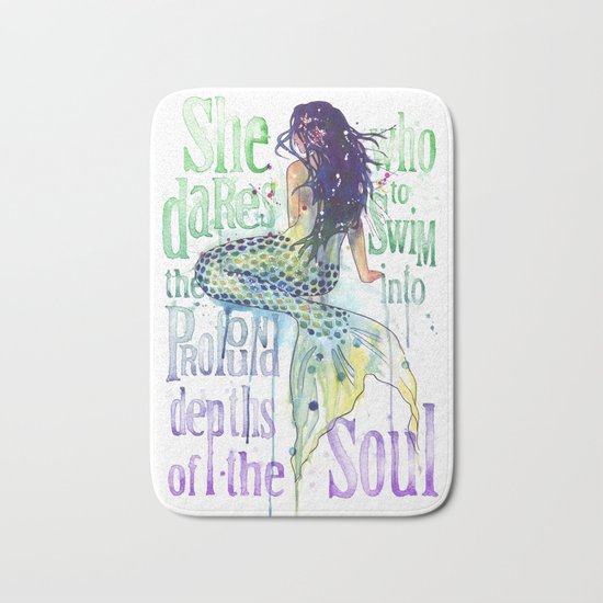 Mermaid : Profound Depths Bath Mat