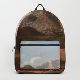 View of Pike's Peak Backpack | Vintage, Landscape, Painting, Nature 