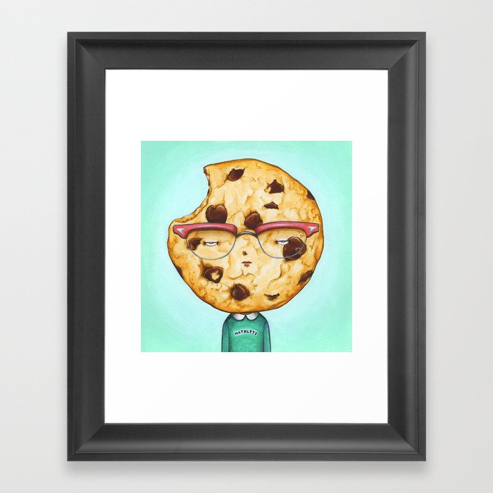 Smart Cookie - Chocolate Chip Framed Art Print
