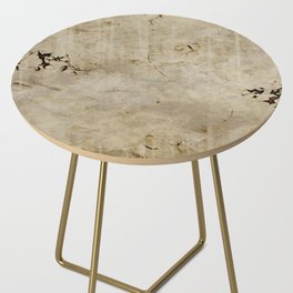 Grunge beige brown Side Table