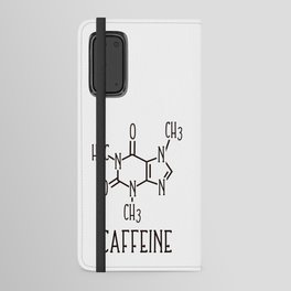 Caffeine Molecular Structure Chemistry Android Wallet Case