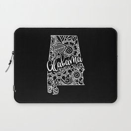 Alabama State Mandala USA America Pretty Floral Laptop Sleeve