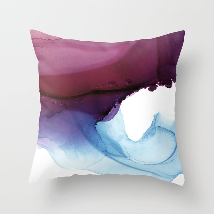 Shades of Purple Throw Pillow