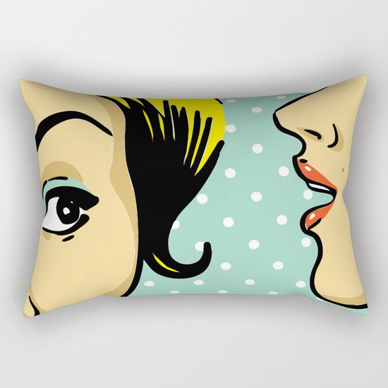 Secret - Pop Art Rectangular Pillow