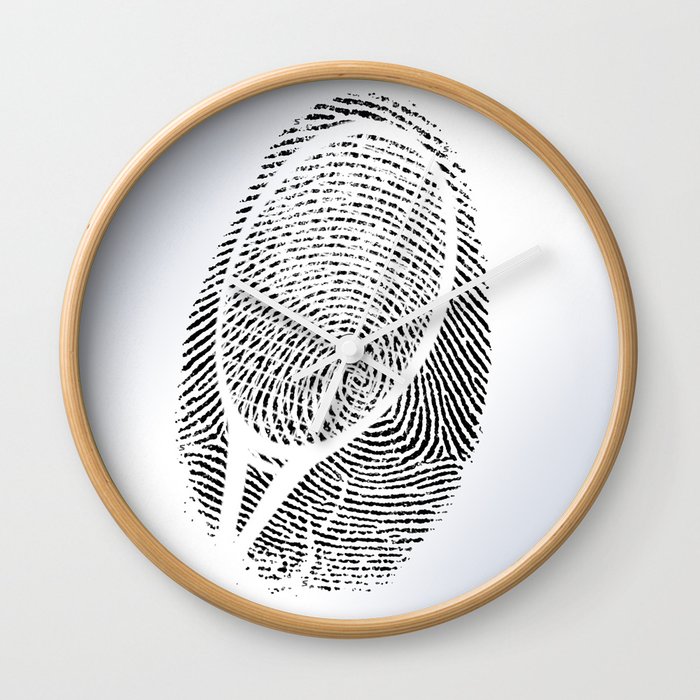 Fingerprint of a player Wall Clock