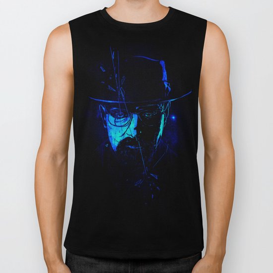 Mr. White (Crystal Blue) Biker Tank