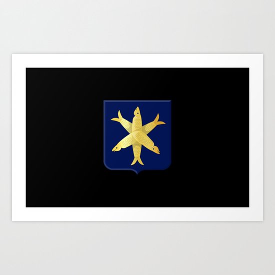 Coat of arms of Zandvoort Art Print
