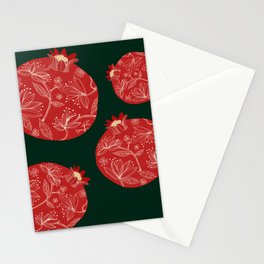 Pomegranate pattern Stationery Card