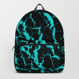 Cracked Space Lava - Cyan Backpack