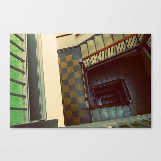 Spiral Staircase Canvas Print