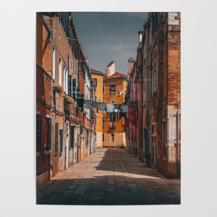 Venice Italy with beautiful architecture along the grand canal Poster
