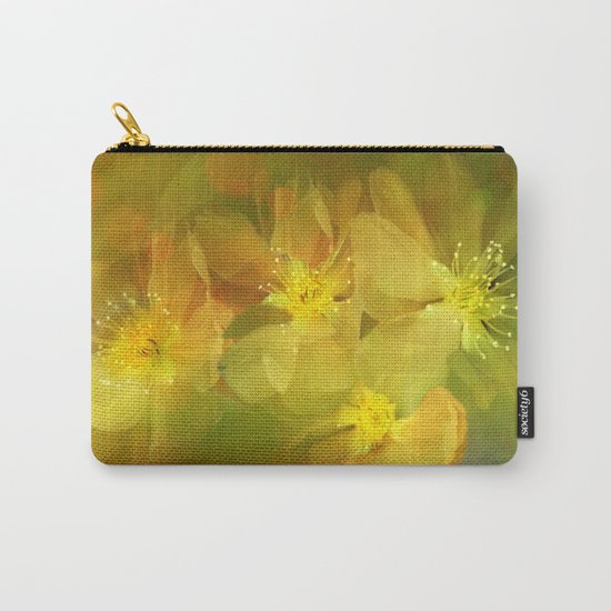 Early Morning Floral Abstract Carry-All Pouch