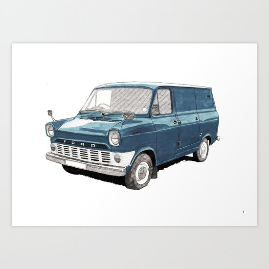 Ford Transit Mark 1 Art Print