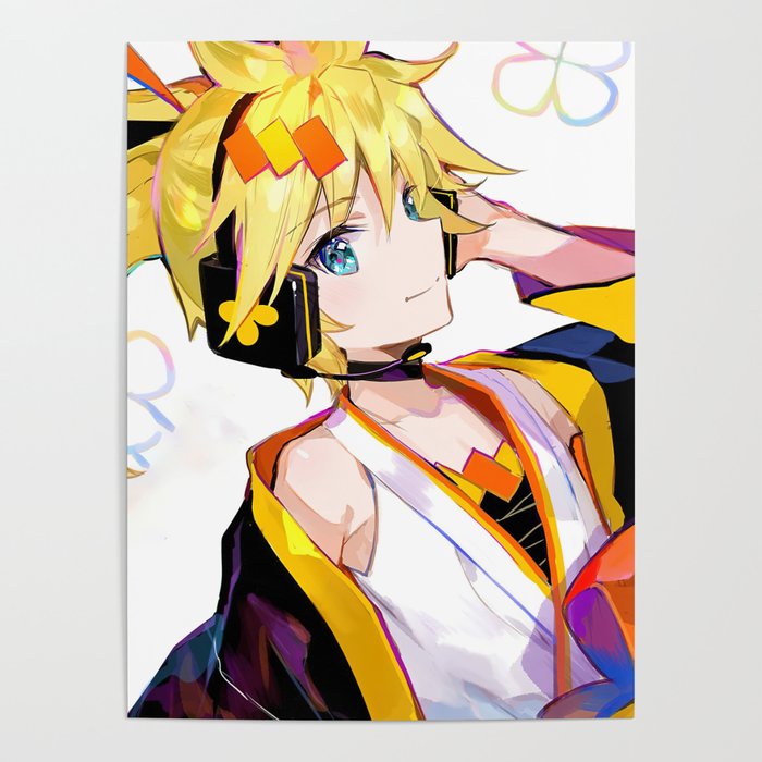 Kagamine Len Vocaloid Poster